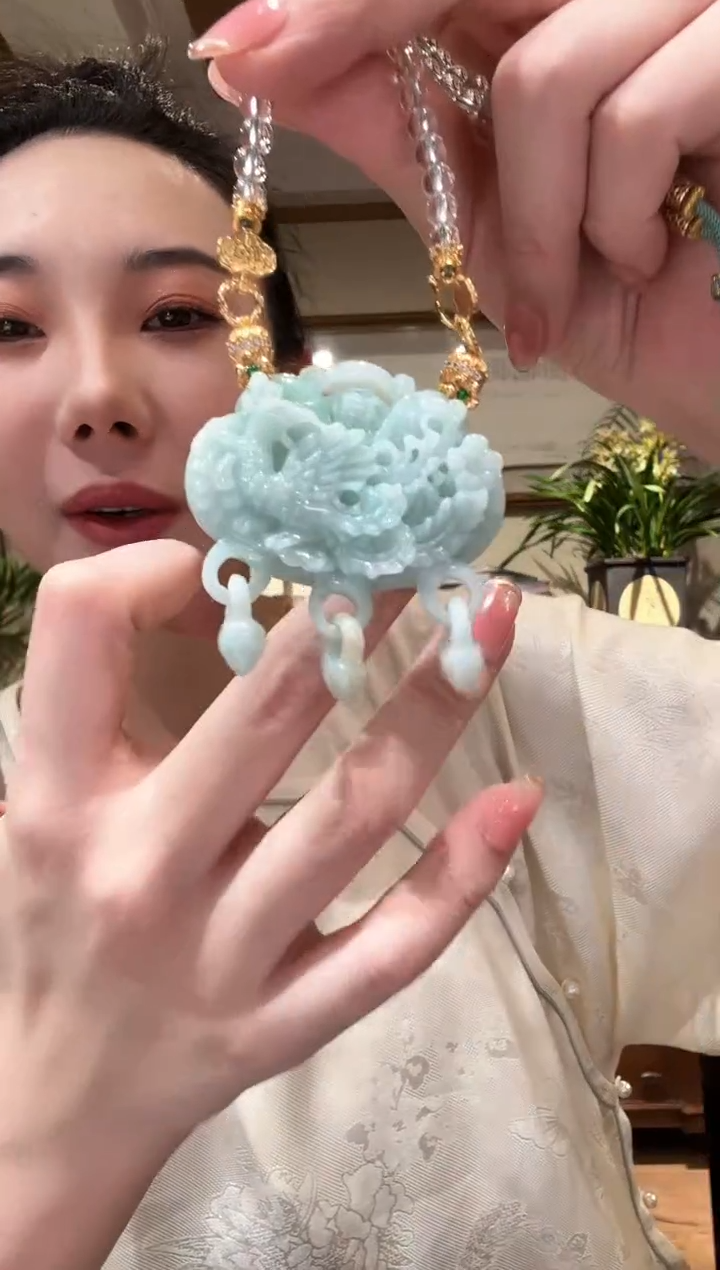 【闪购商品】翡翠颈饰未镶嵌国风