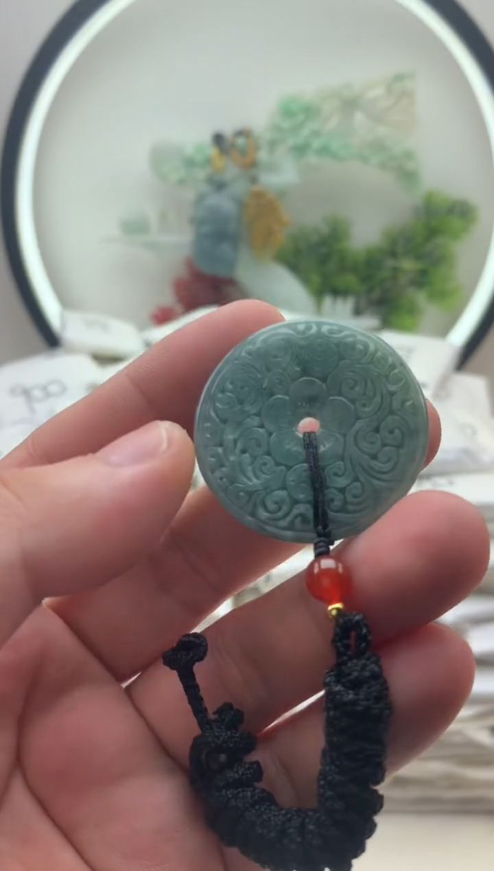 颈饰未镶嵌翡翠别**恙挂件【福利款】