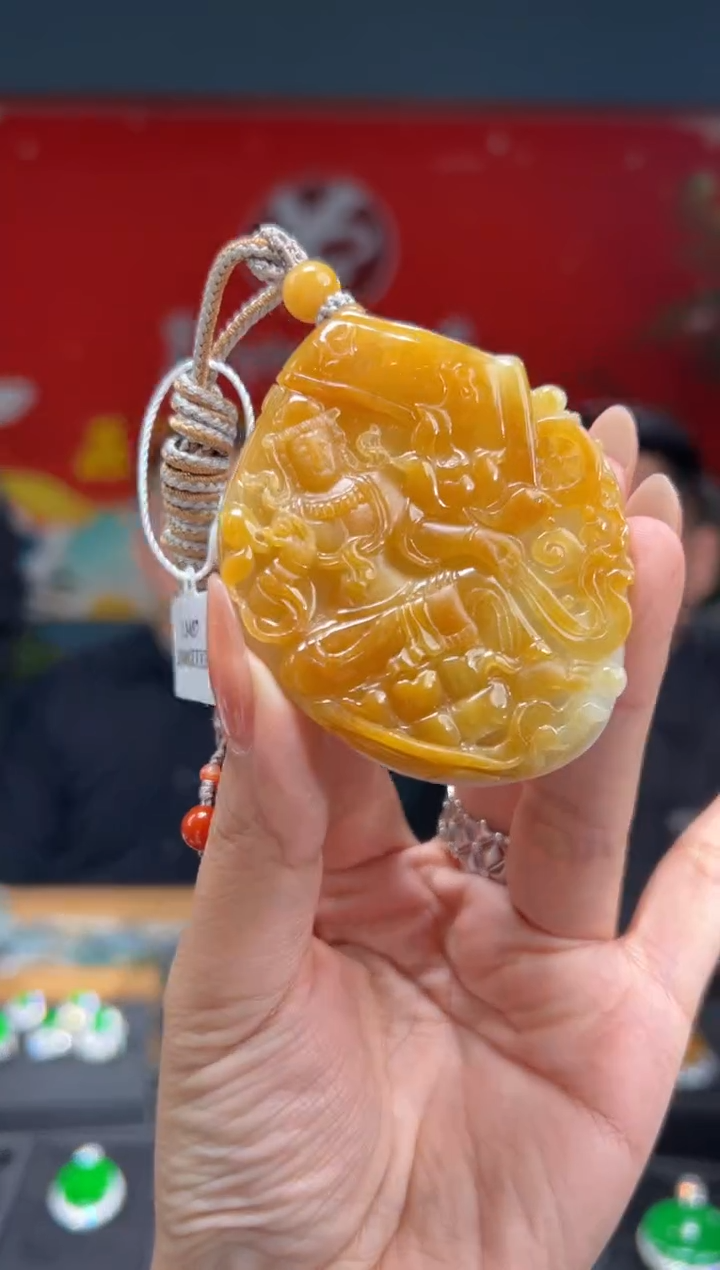 【闪购商品】翡翠颈饰未镶嵌085  /天然a货翡翠