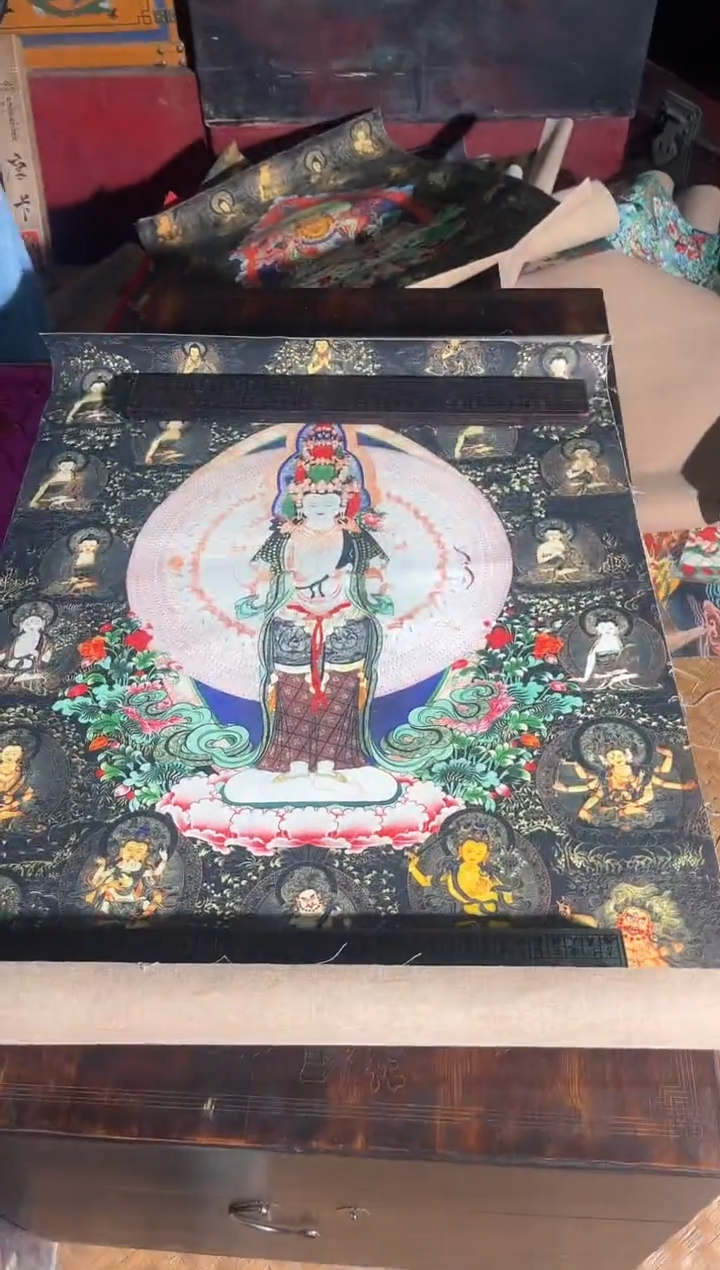 卷轴画旭子唐卡tk160