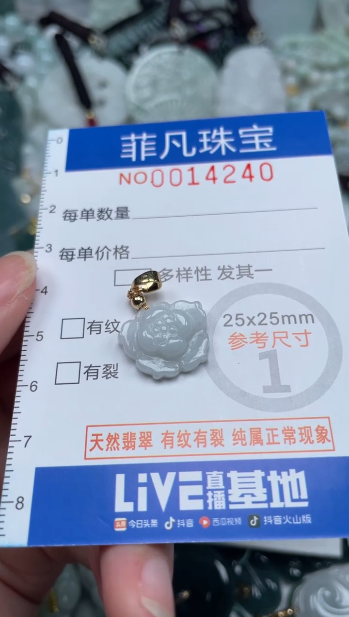 颈饰未镶嵌翡翠14240