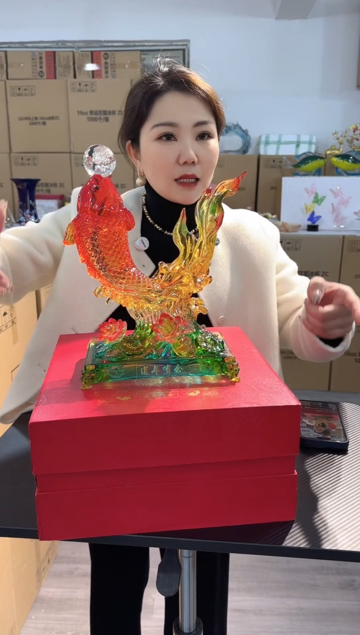 【闪购商品】琉璃泰新花器L-66