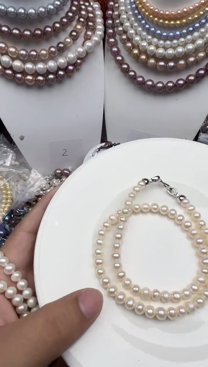 淡水珍珠未镶嵌颈饰1