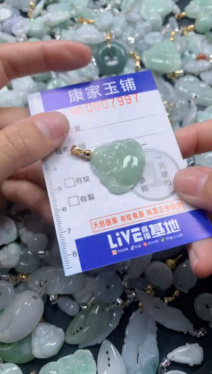 颈饰未镶嵌翡翠7997