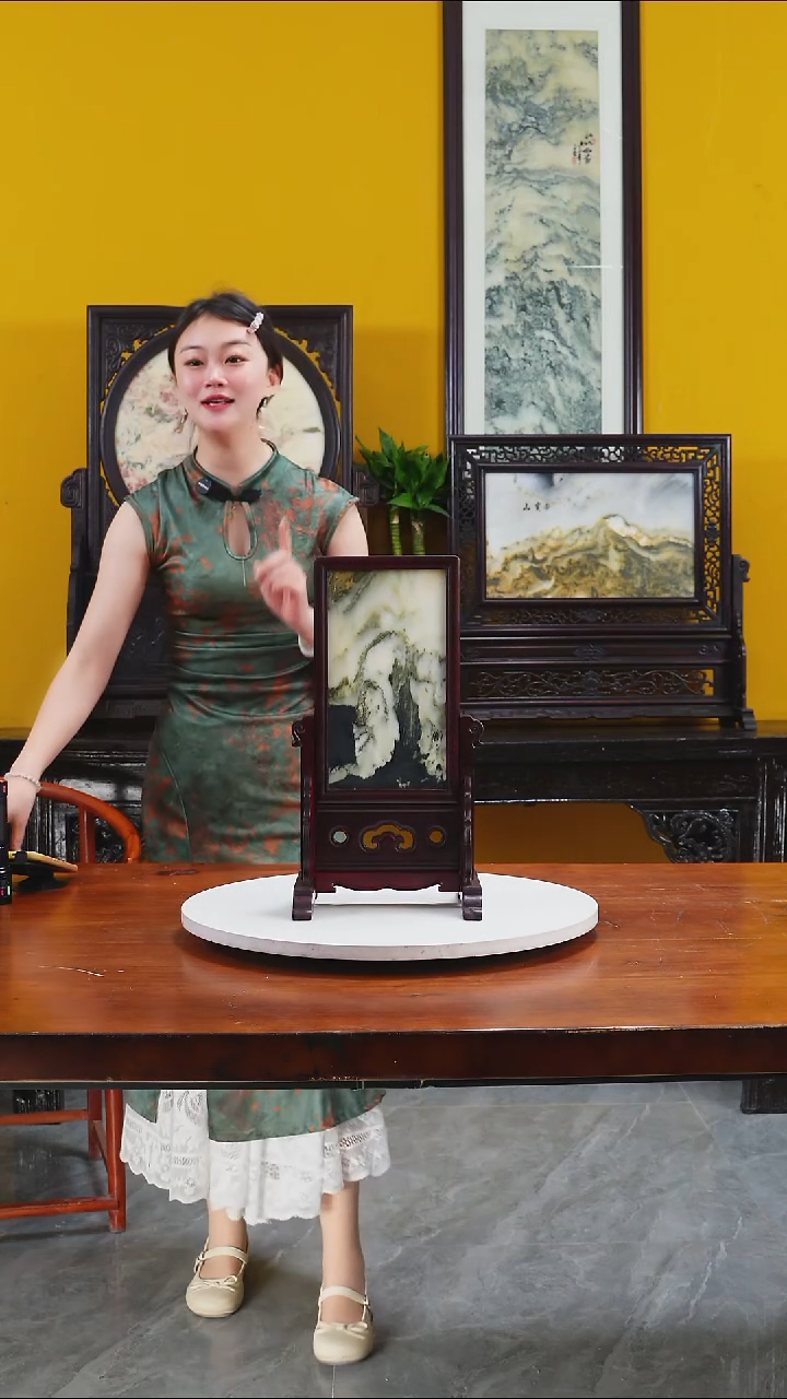 石材天然大理石画摆件