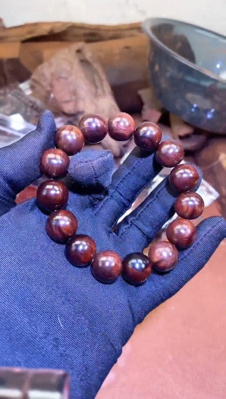 【闪购商品】小叶紫檀手串/手链海南黄花梨1.5