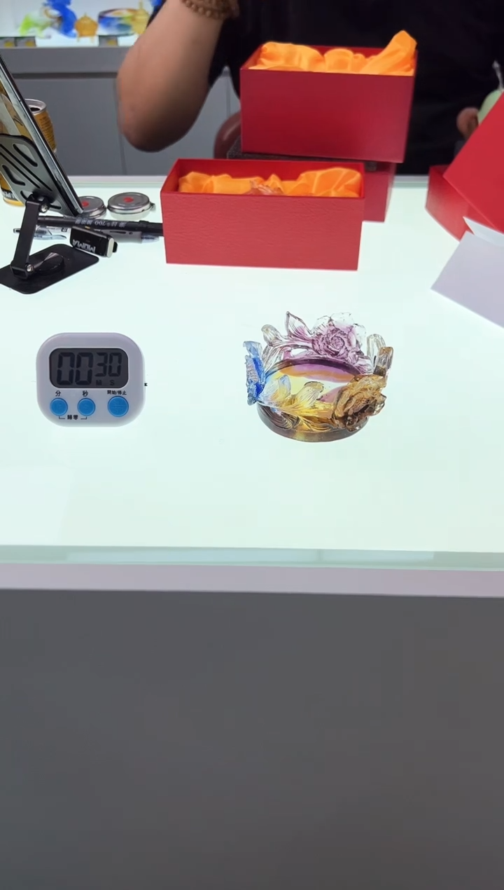 【闪购商品】泥塑古法琉璃小摆件