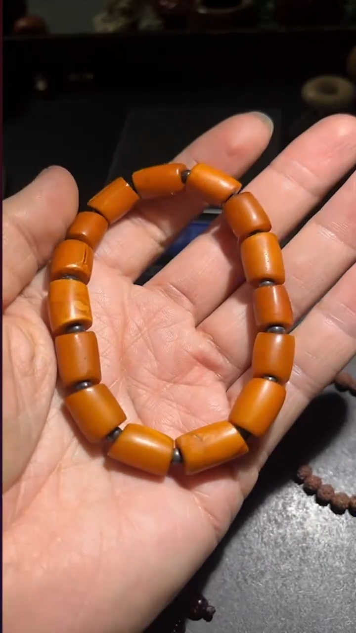 手串蜜蜡未镶嵌pz1208-80