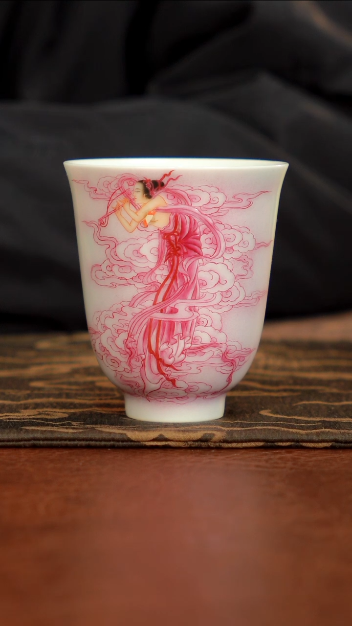 【闪购商品】瓷片钰之堂 玛瑙红飞天11111111