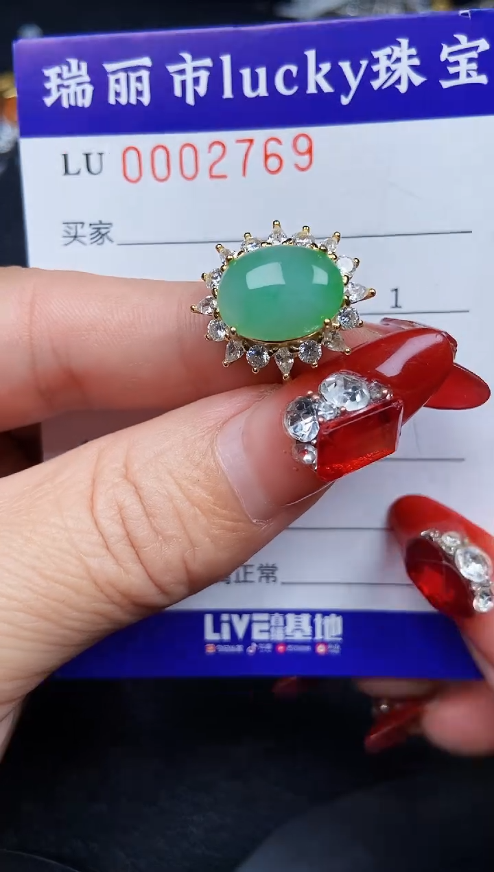 【闪购商品】翡翠颈饰银S925镶嵌2769