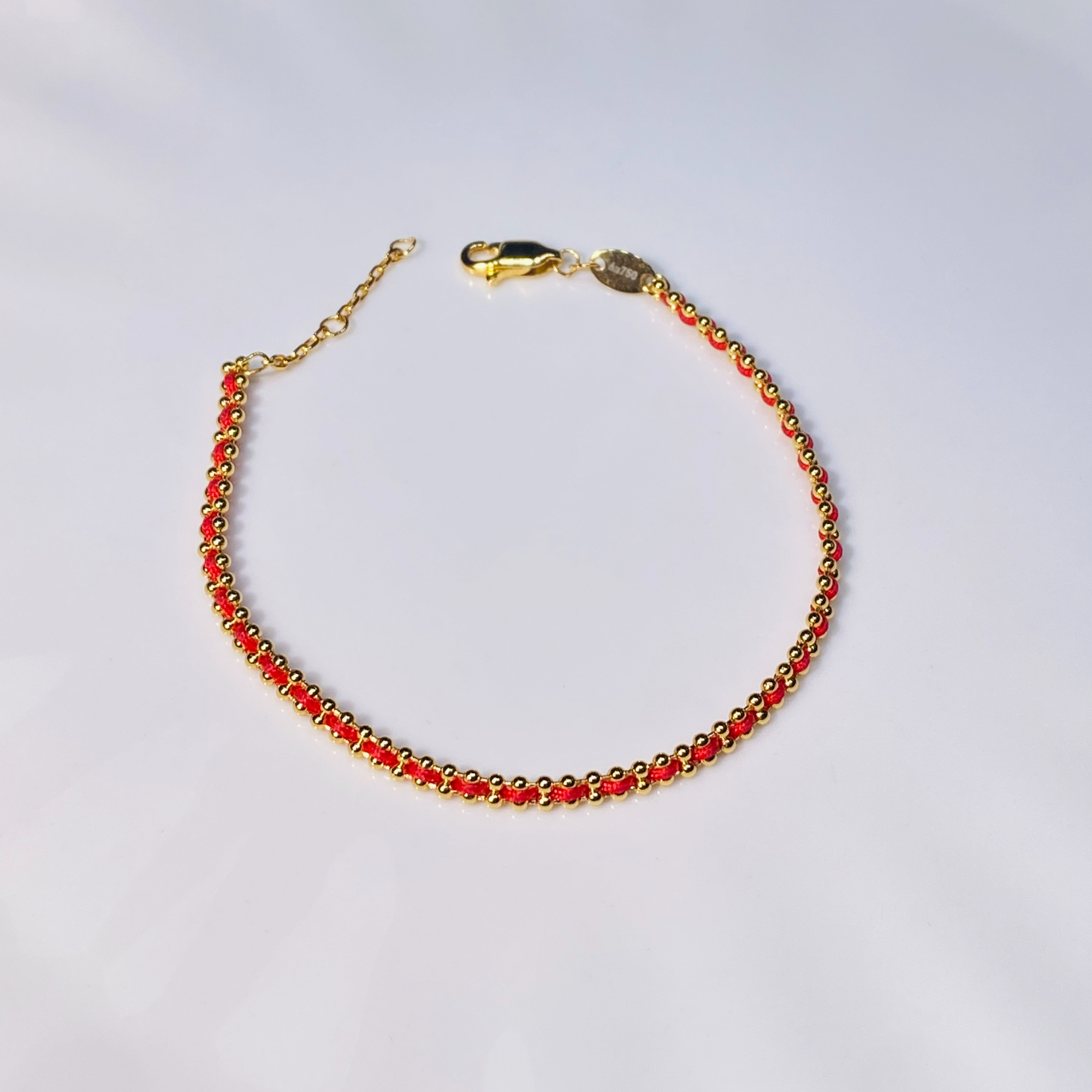 培育红宝石 中国好珍宝【165】18k精致轻奢质感设计款红绳 手链