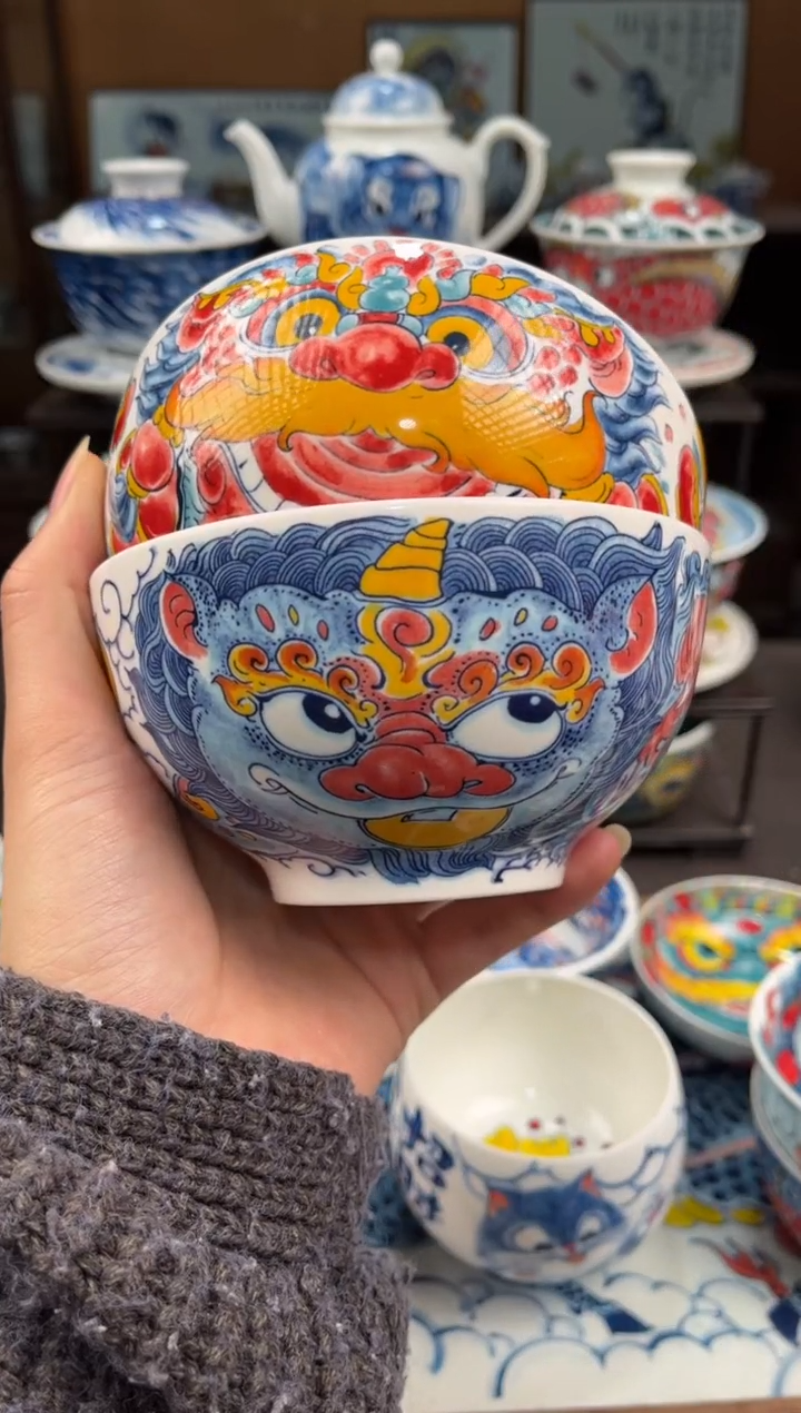 拙明院（宠粉价格）一对米饭碗