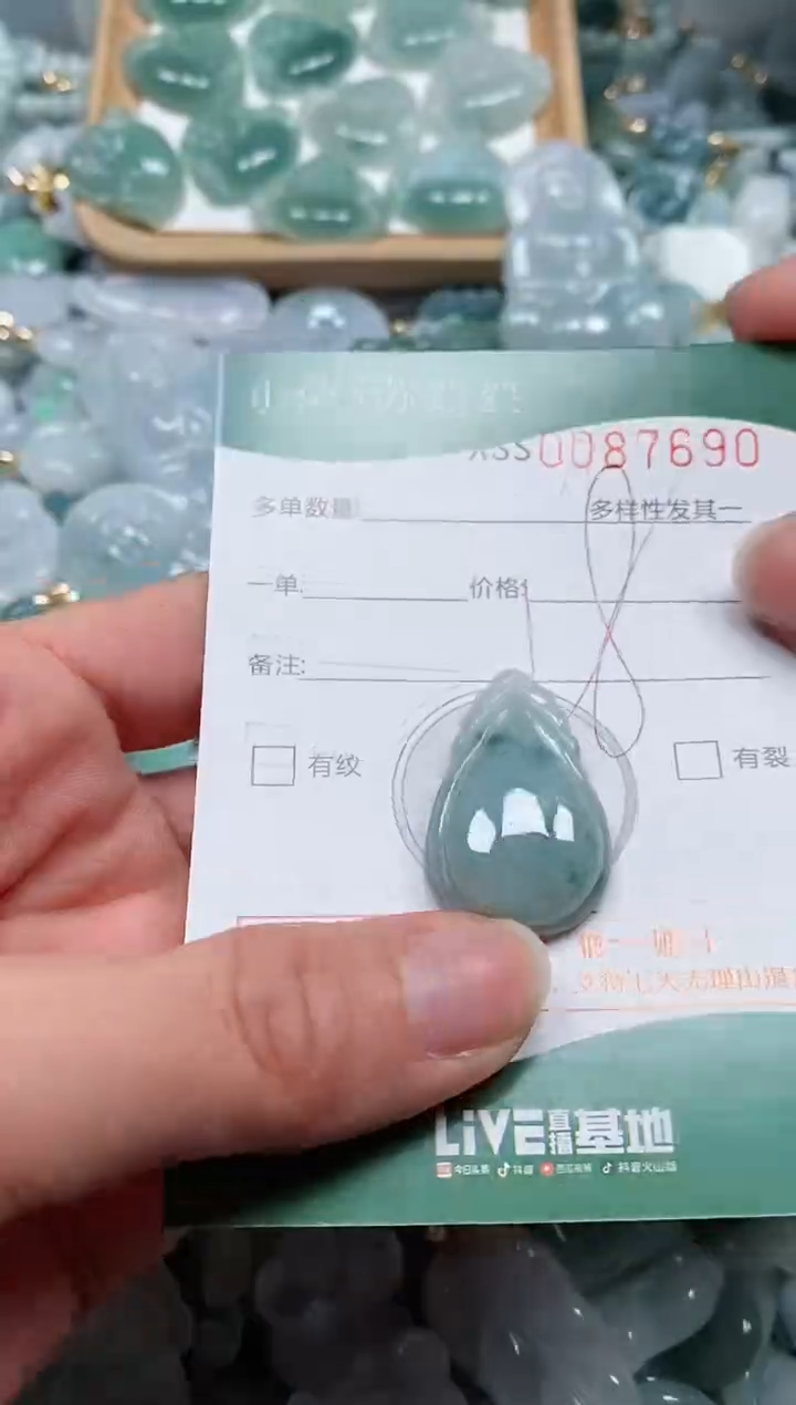 【闪购商品】翡翠颈饰未镶嵌闪购商品0087690