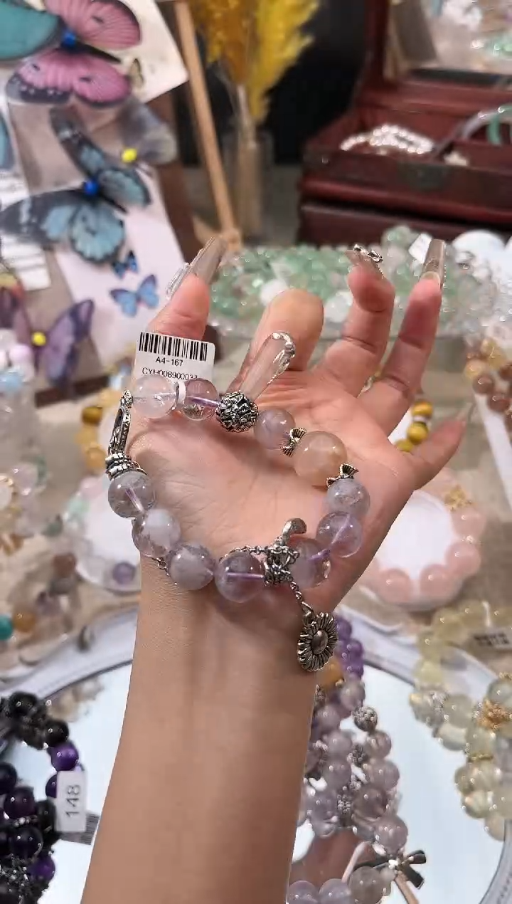 【闪购商品】水晶手链未镶嵌多样性发货颜色微差发其一