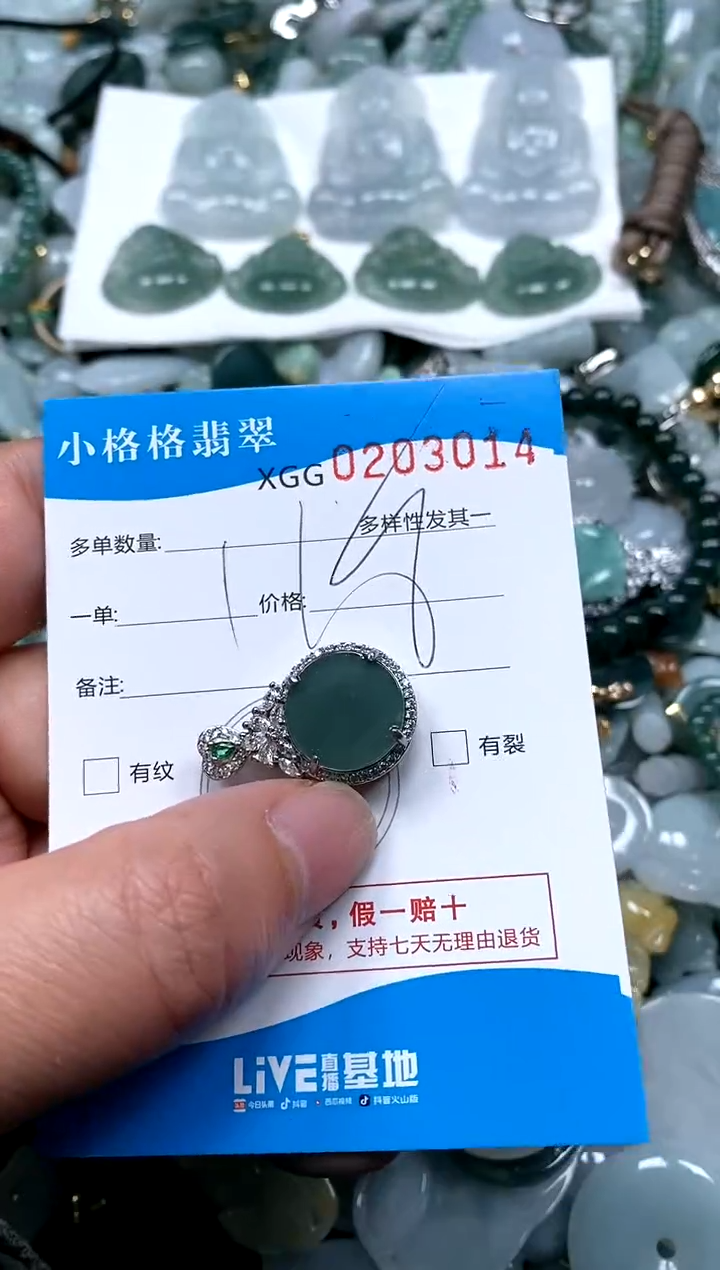 【闪购商品】翡翠颈饰未镶嵌闪购商品0203014