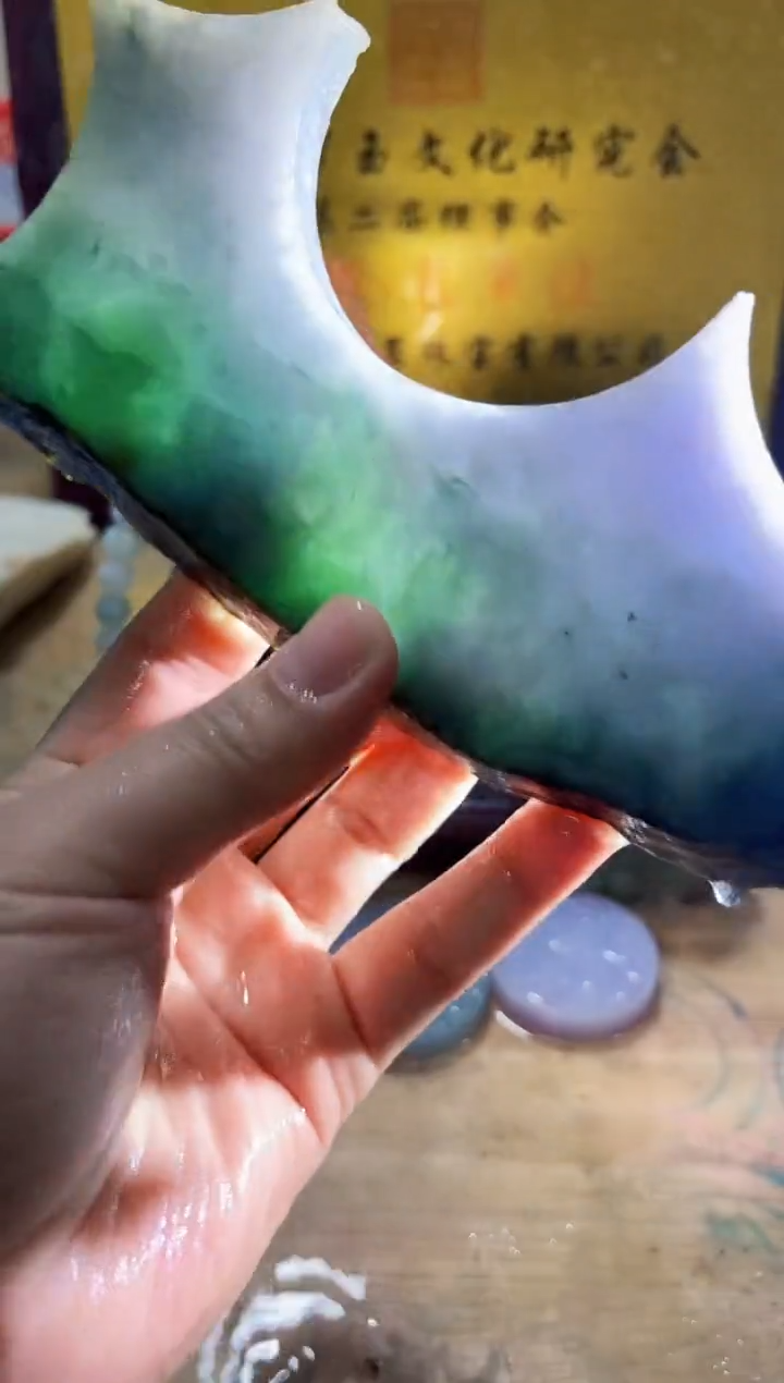 未镶嵌挂件翡翠A货常星7305