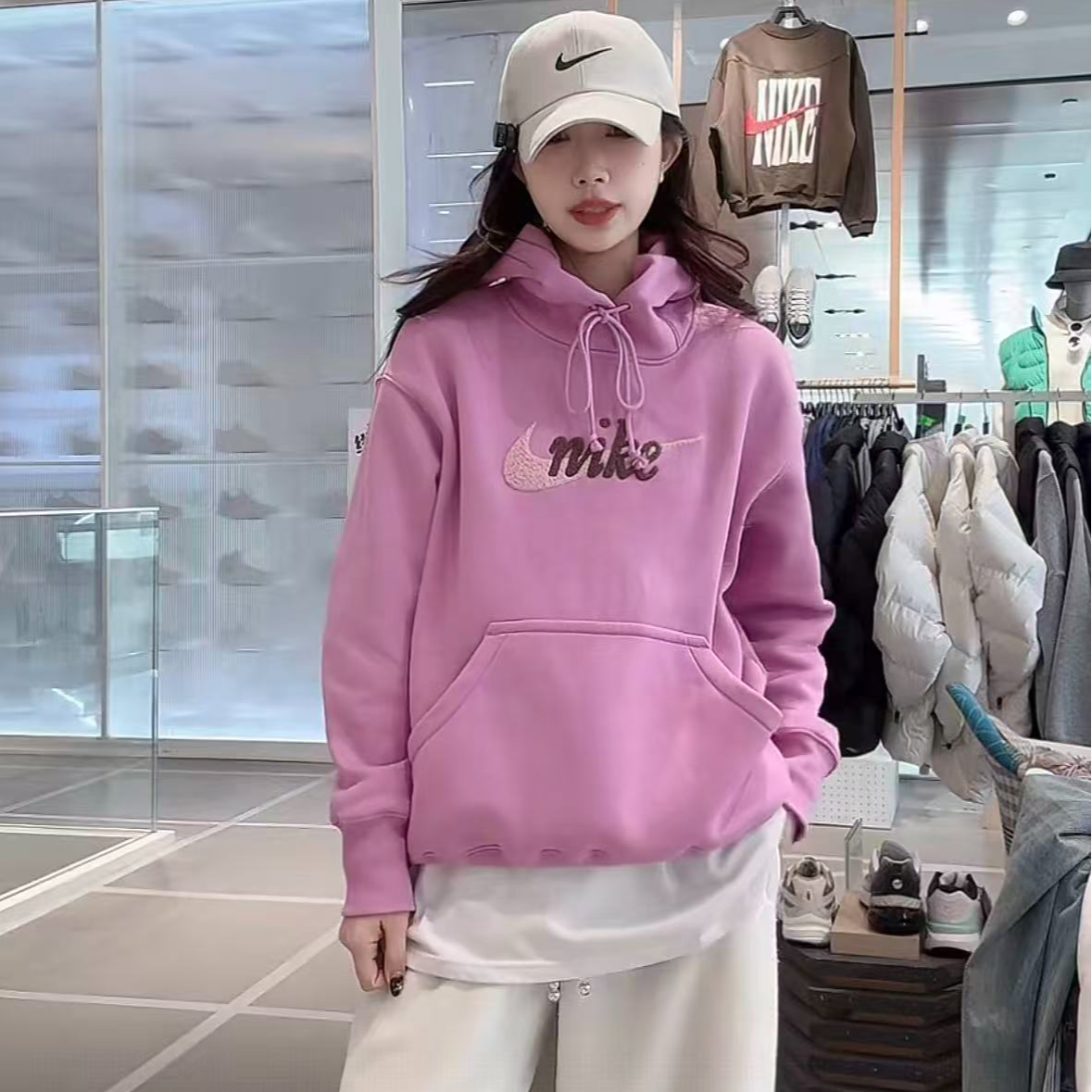 Nike Sportswear Phoenix Fleece 男女同款 加绒连帽衫IM9644-503