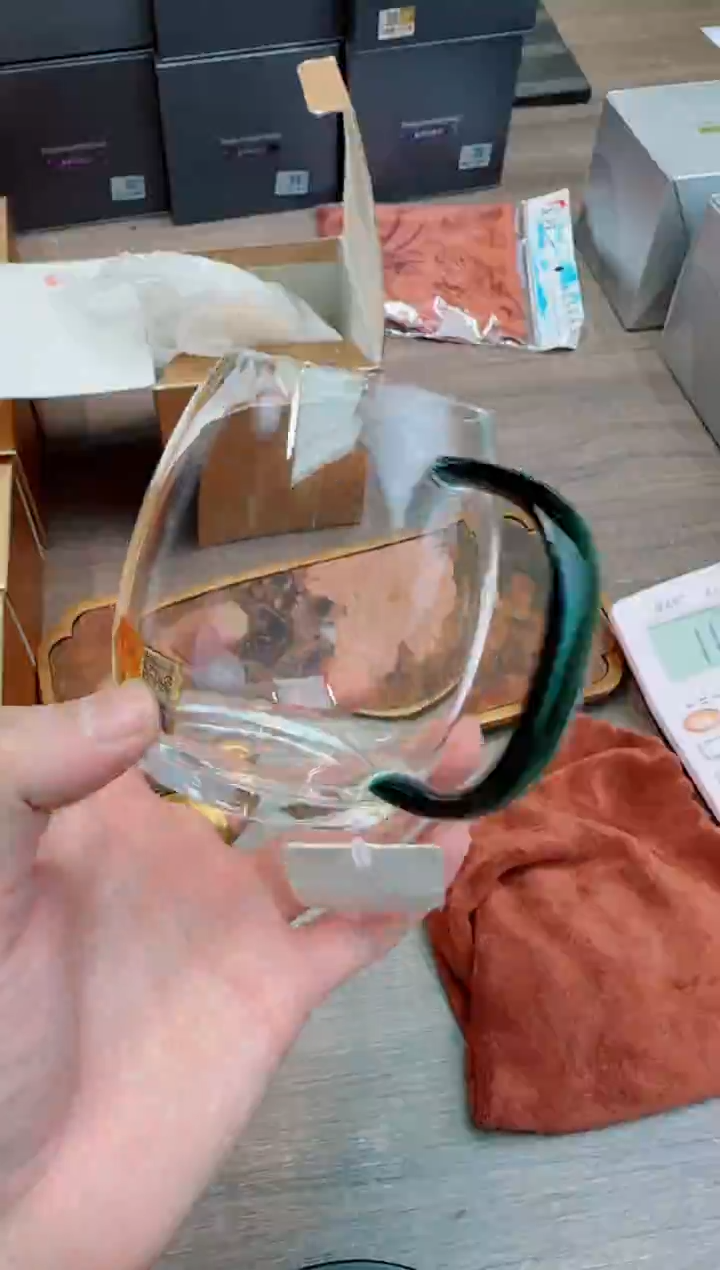 厚底澄然茶海墨绿