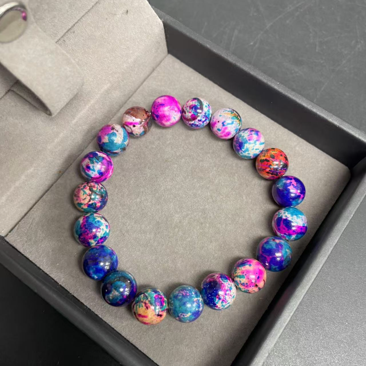 【小杰推荐】七彩圆珠手串（多样性发其一）62229