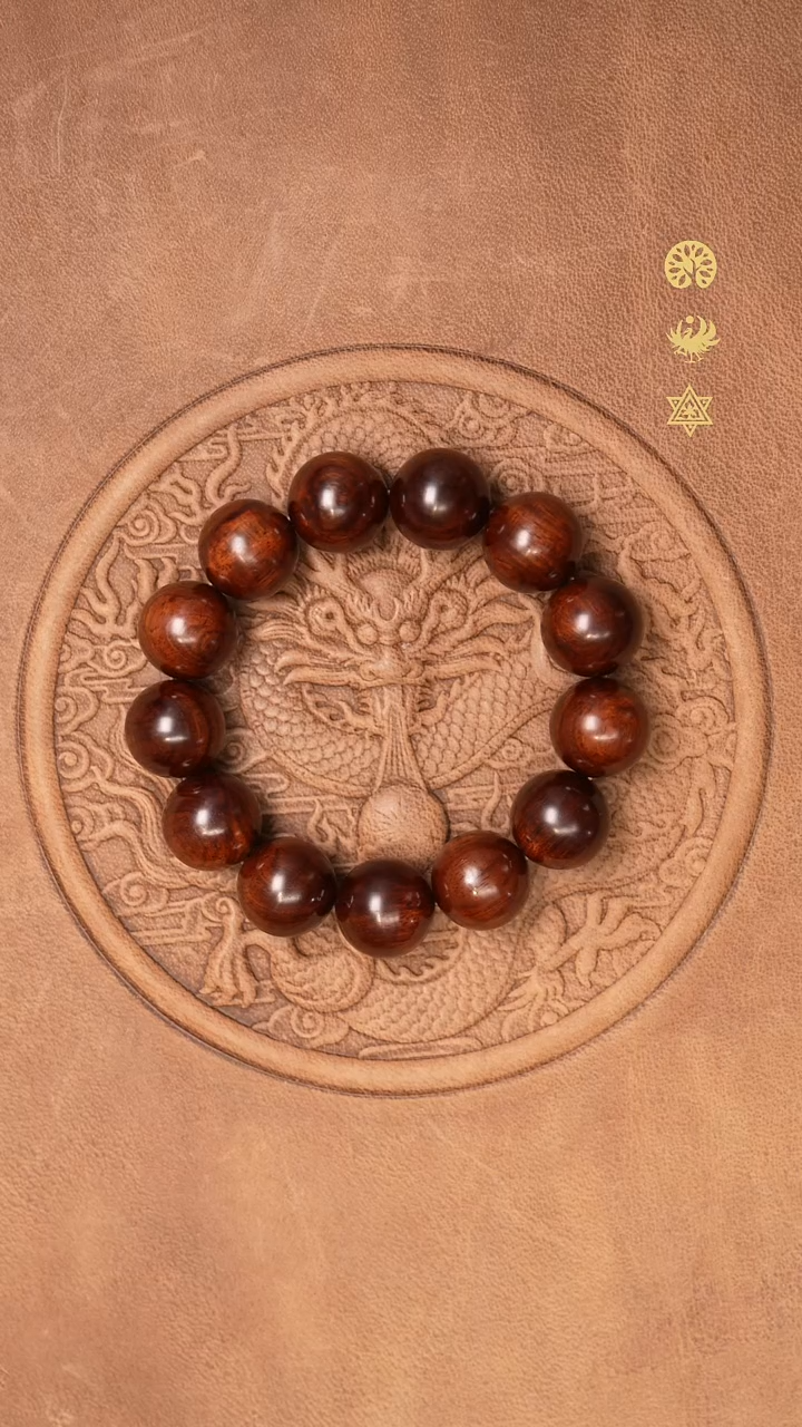 手串/手链黄花梨/降香黄檀人****搏海南黄花梨老料紫油梨沉水2.0