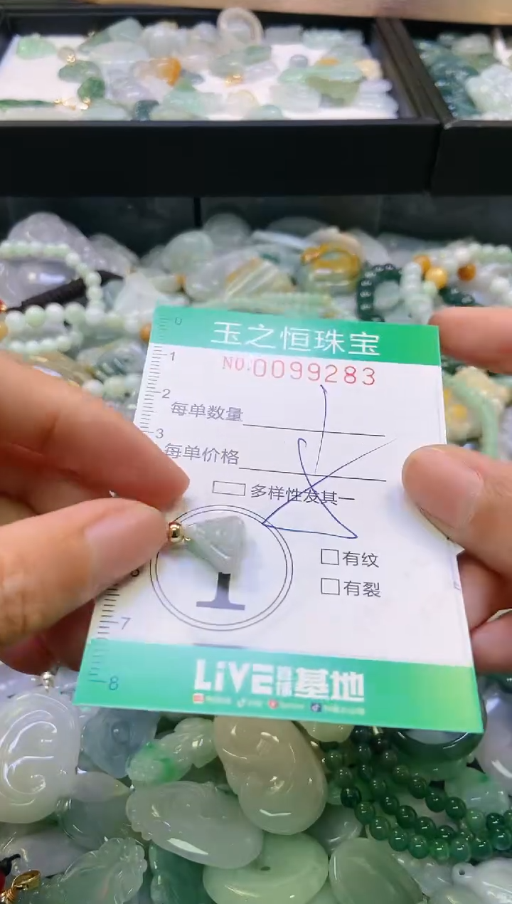 翡翠未镶嵌颈饰闪购0099283