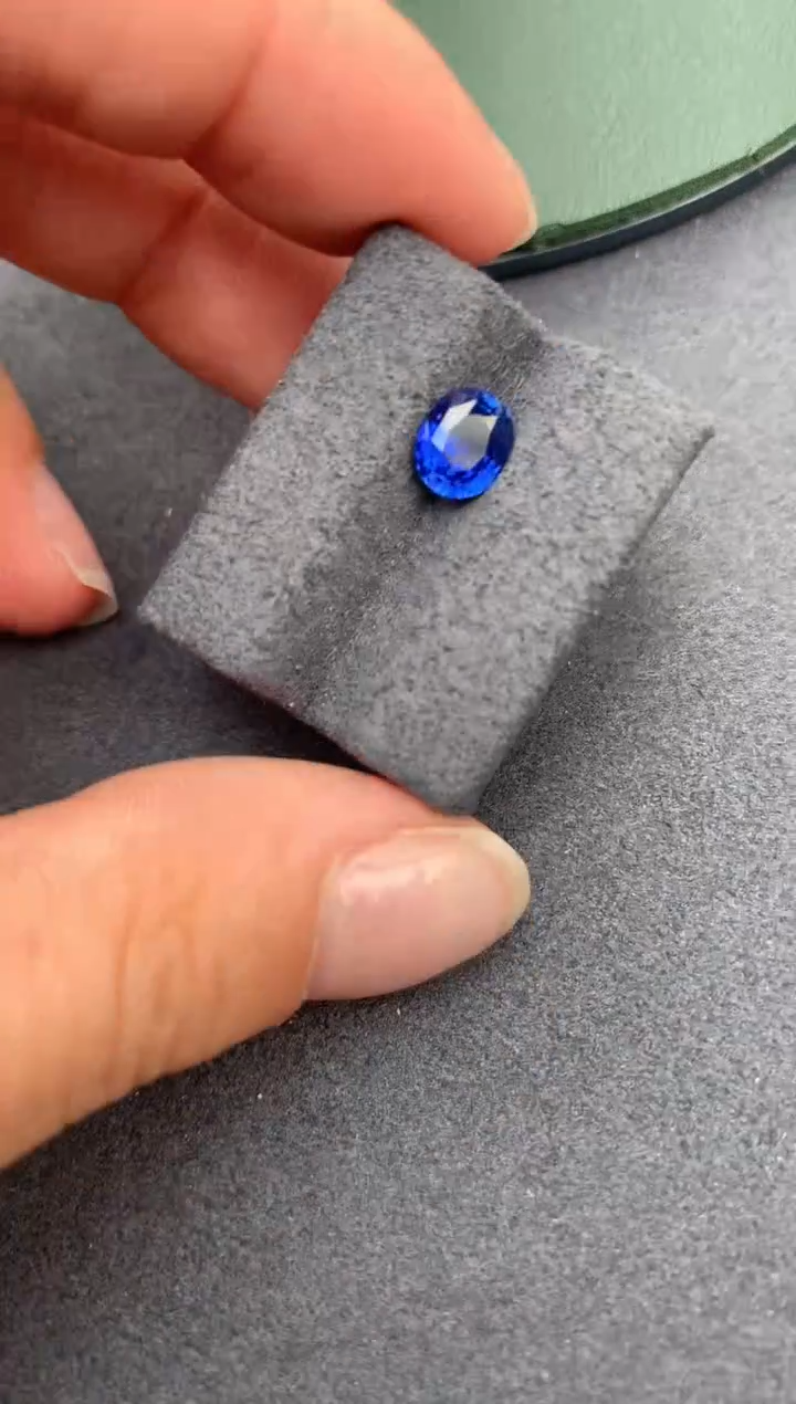 【闪购商品】蓝宝石裸石未镶嵌1ct无烧皇家蓝