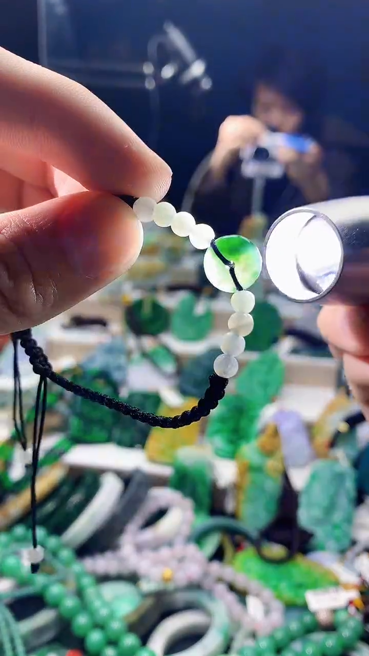 颈饰未镶嵌翡翠天然缅甸a货翡翠