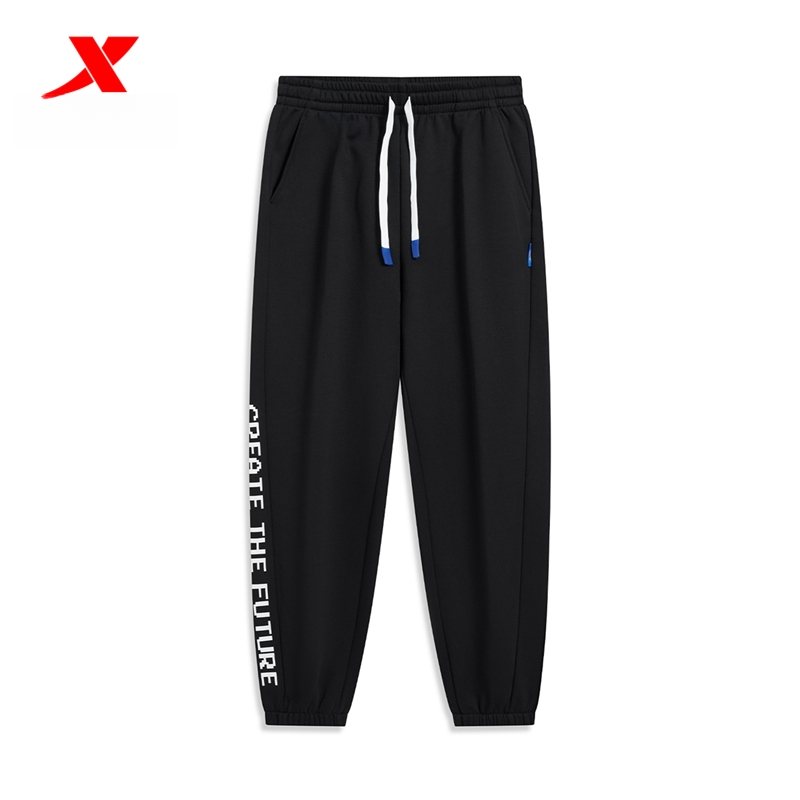 XTEP/特步针织加绒长裤情侣款百搭977429630317DX