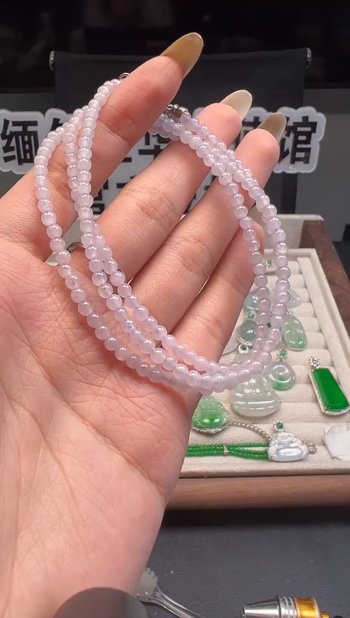 未镶嵌手串翡翠 缅甸珠宝严选