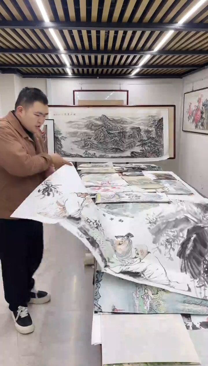 国画融易专属链接-对弈图带证书