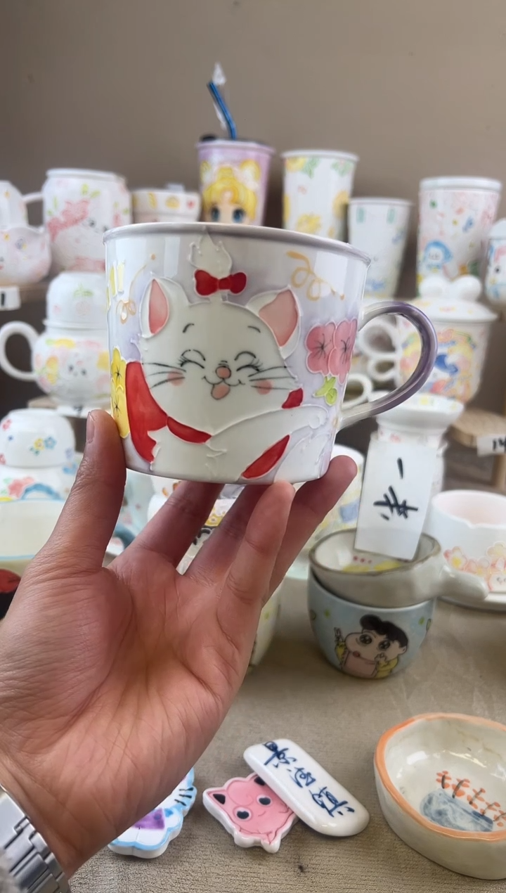 【闪购商品】沐造景德镇高温釉下手绘濑户烧陶瓷