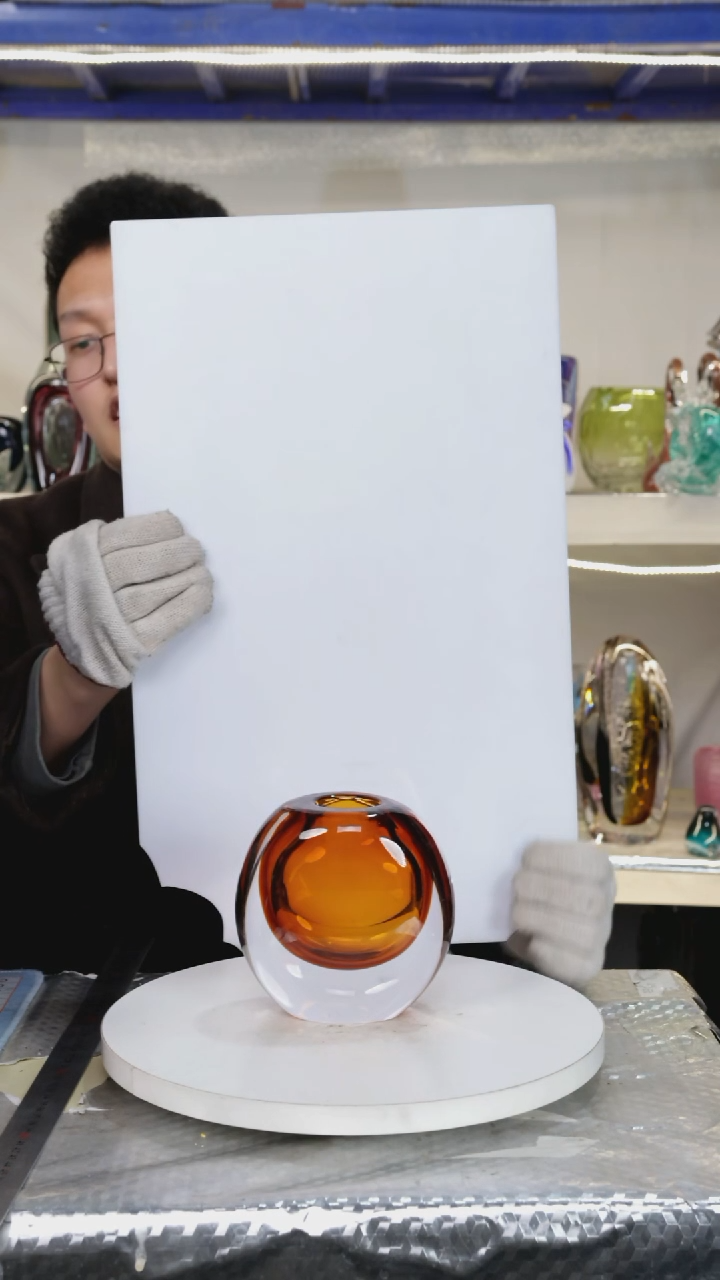 【闪购商品】琉璃高13精品琉璃正常手工痕迹