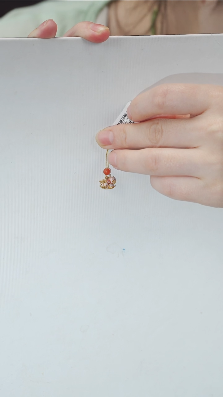 南红玛瑙18K金镶嵌吊坠(不含链)吊坠