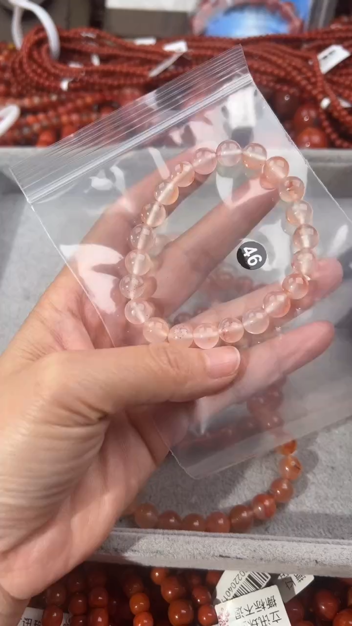 南红玛瑙手串未镶嵌9