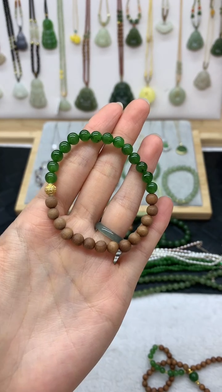 未镶嵌手串和田玉毛*手串4