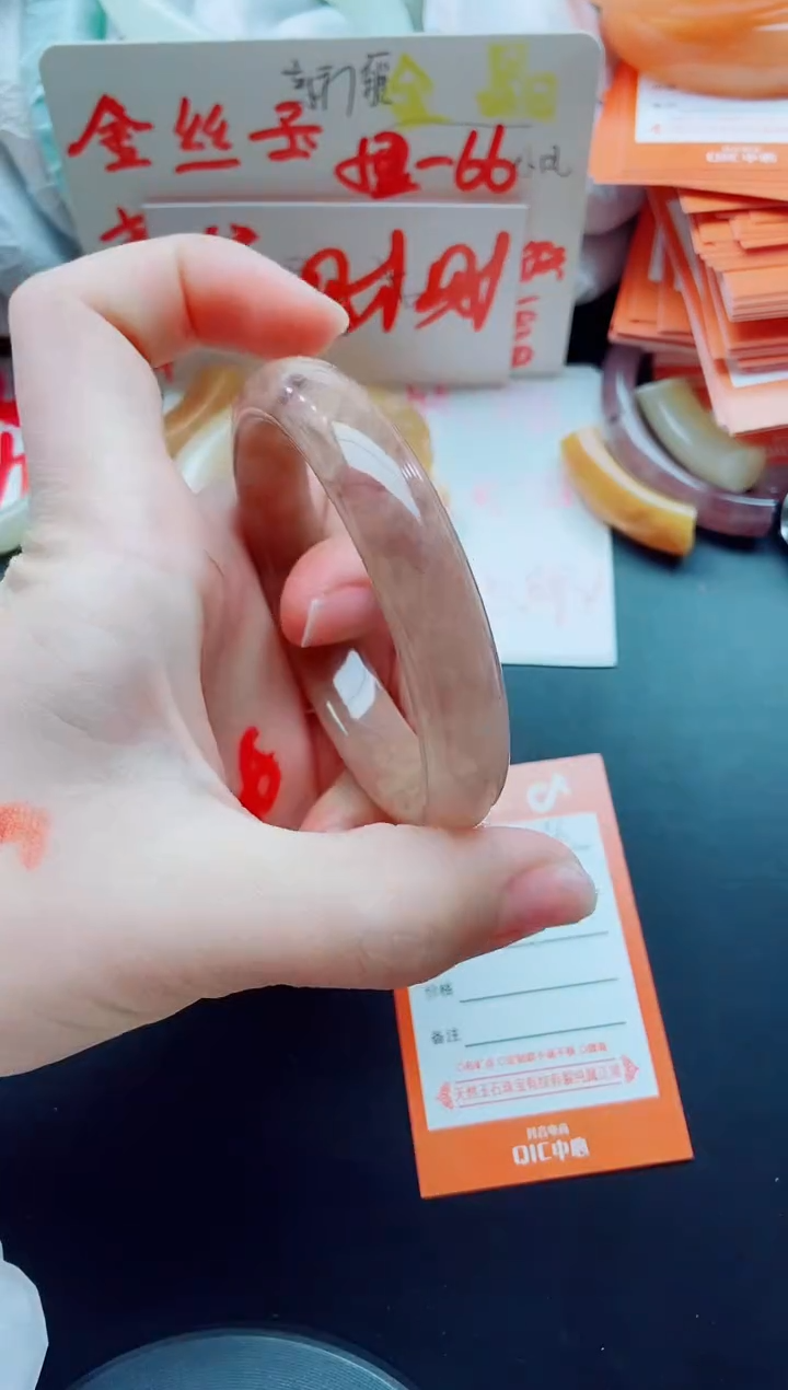 【闪购商品】石英质玉手镯未镶嵌K346-57-58