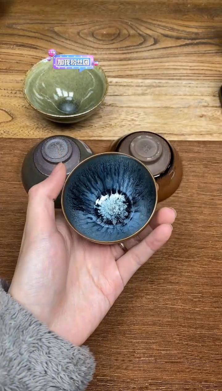 【闪购商品】茶盏手工百花            