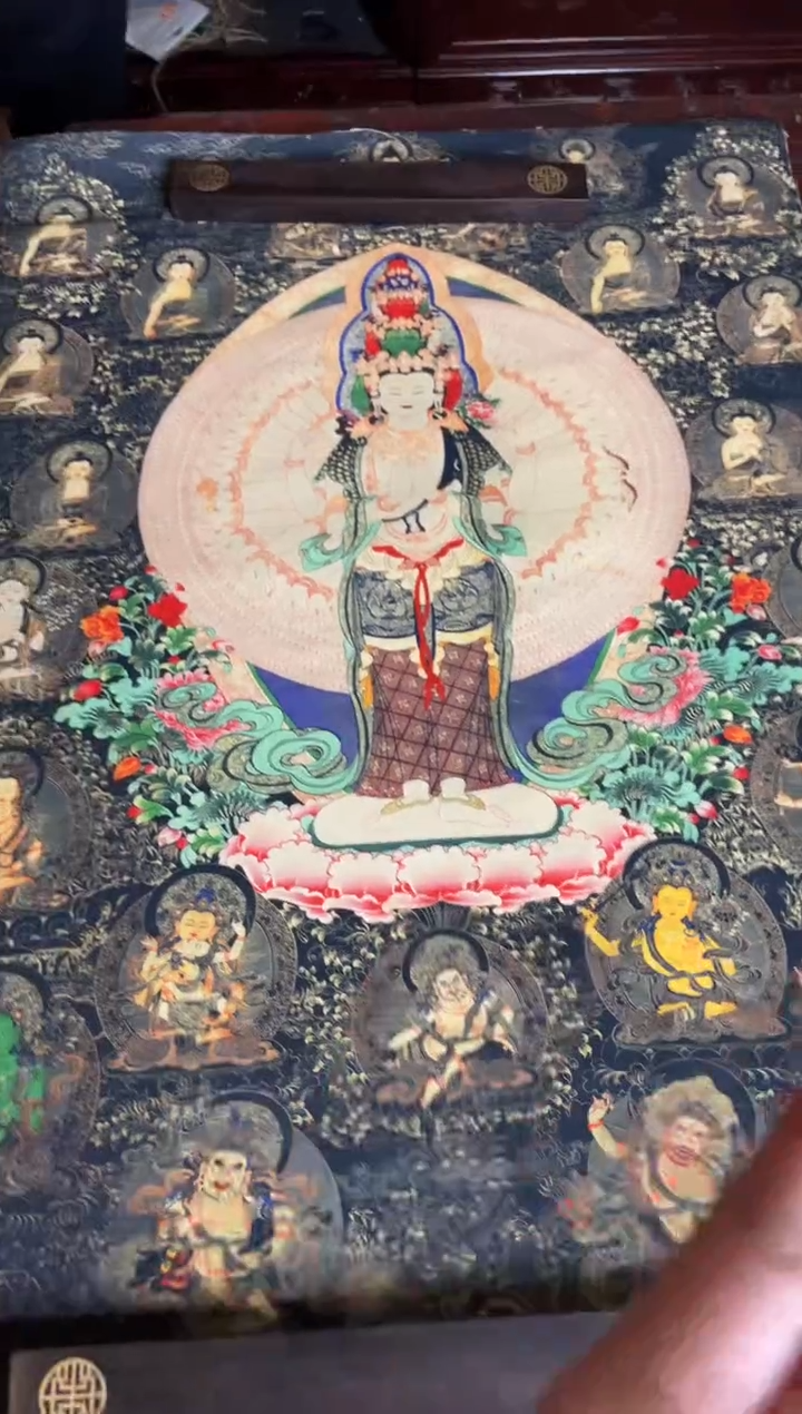 卷轴画手绘唐卡009