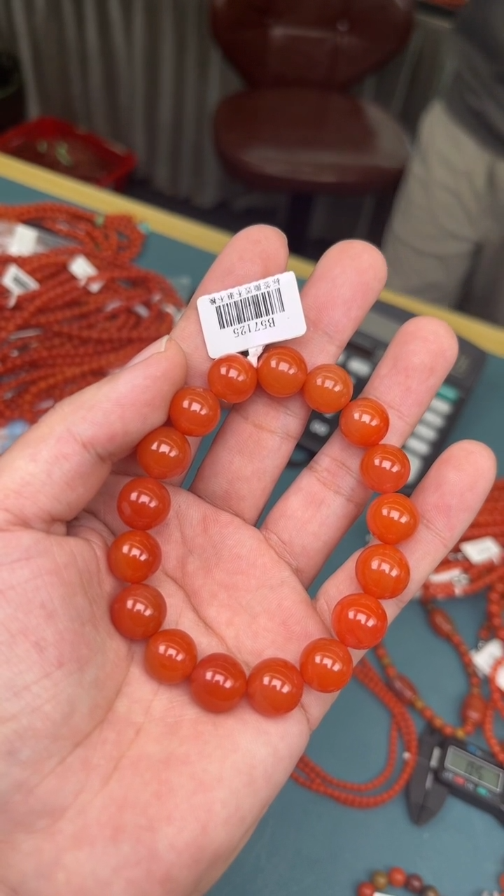 【闪购商品】南红玛瑙手串未镶嵌圆珠12