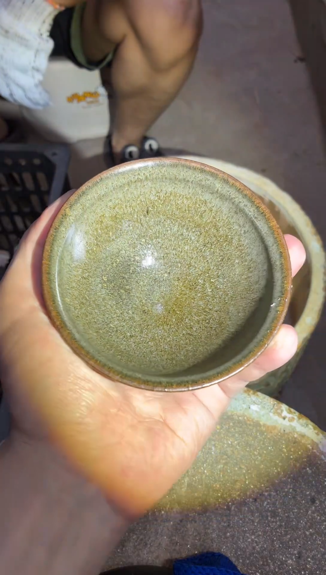 茶盏真柴烧建盏换点柴火