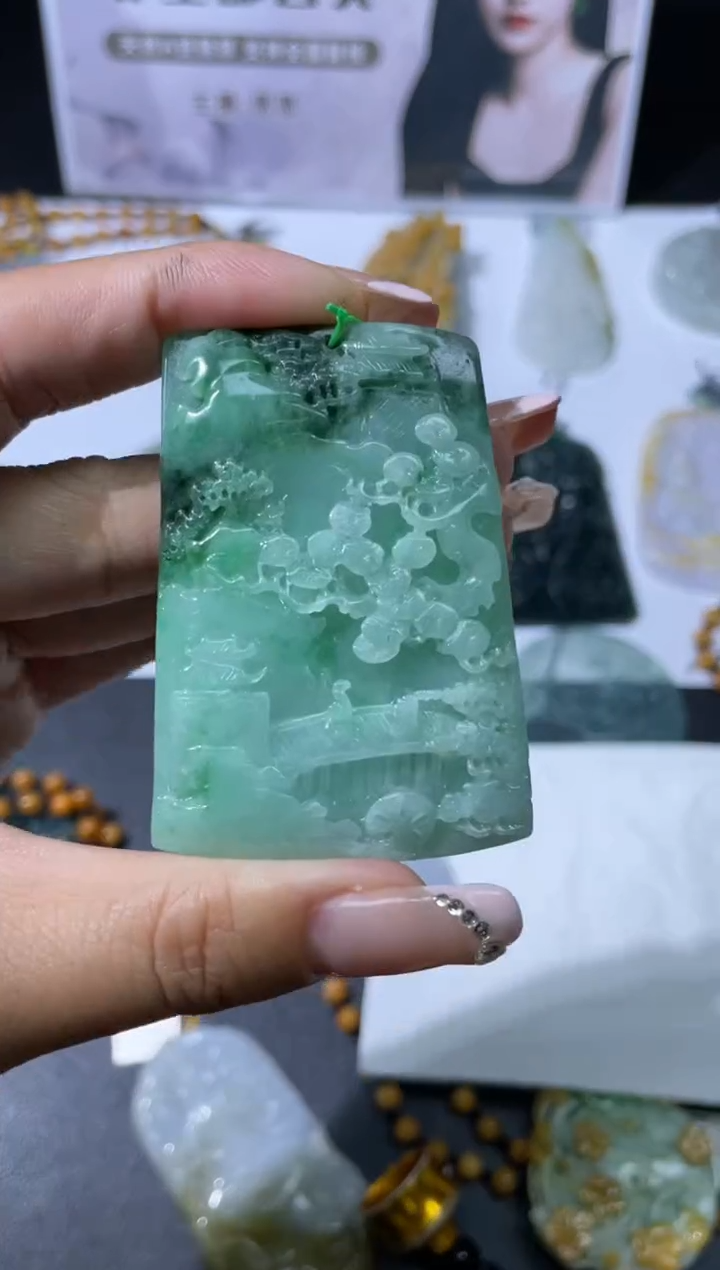 【闪购商品】定制翡翠未镶嵌不退不换CMH1件-A