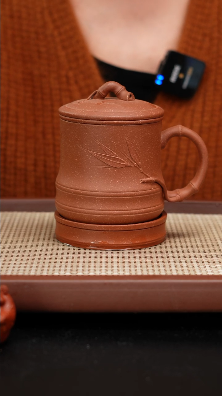 【闪购商品】紫砂茶壶朱段盖杯