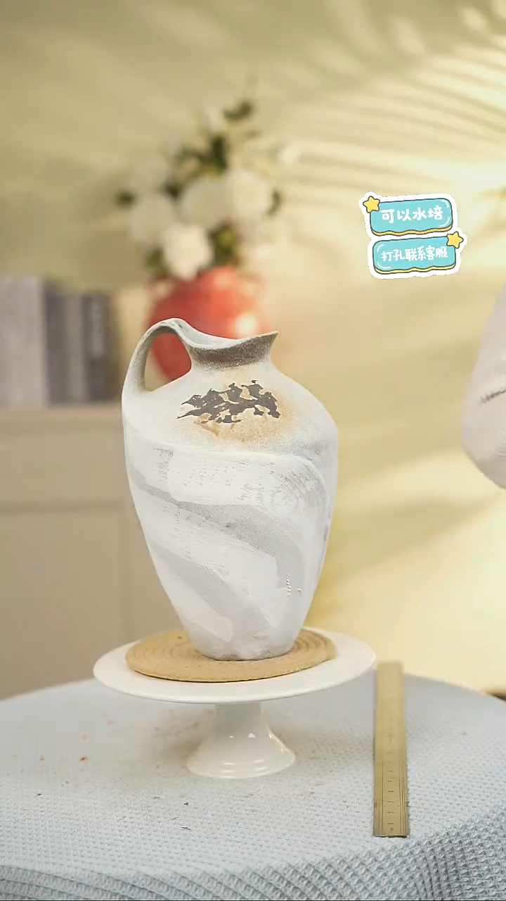 景德镇高温陶瓷花瓶家居插花水培花瓶摆件