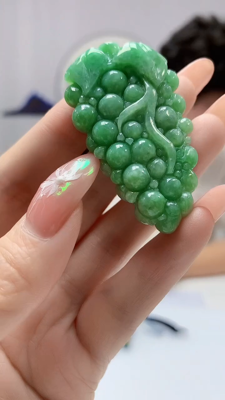 【闪购商品】定制翡翠未镶嵌4688DD-毛货挂件142