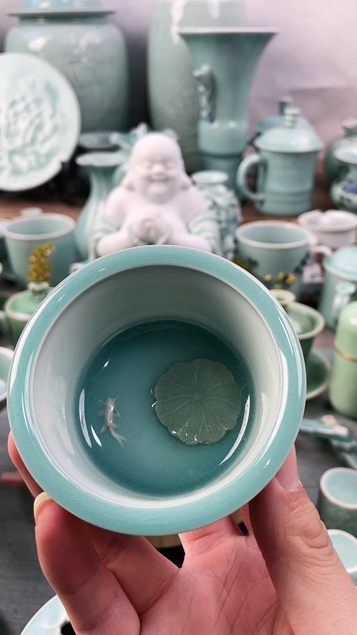 【闪购商品】纯手工 限时福利放漏 慧仙青瓷