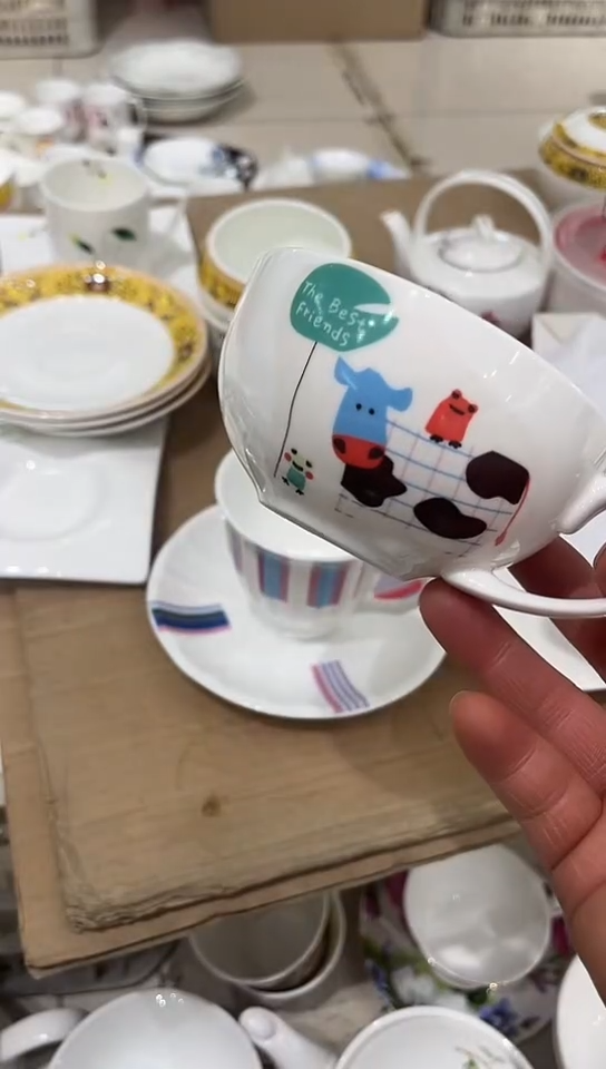 骨瓷杯子隆达骨瓷