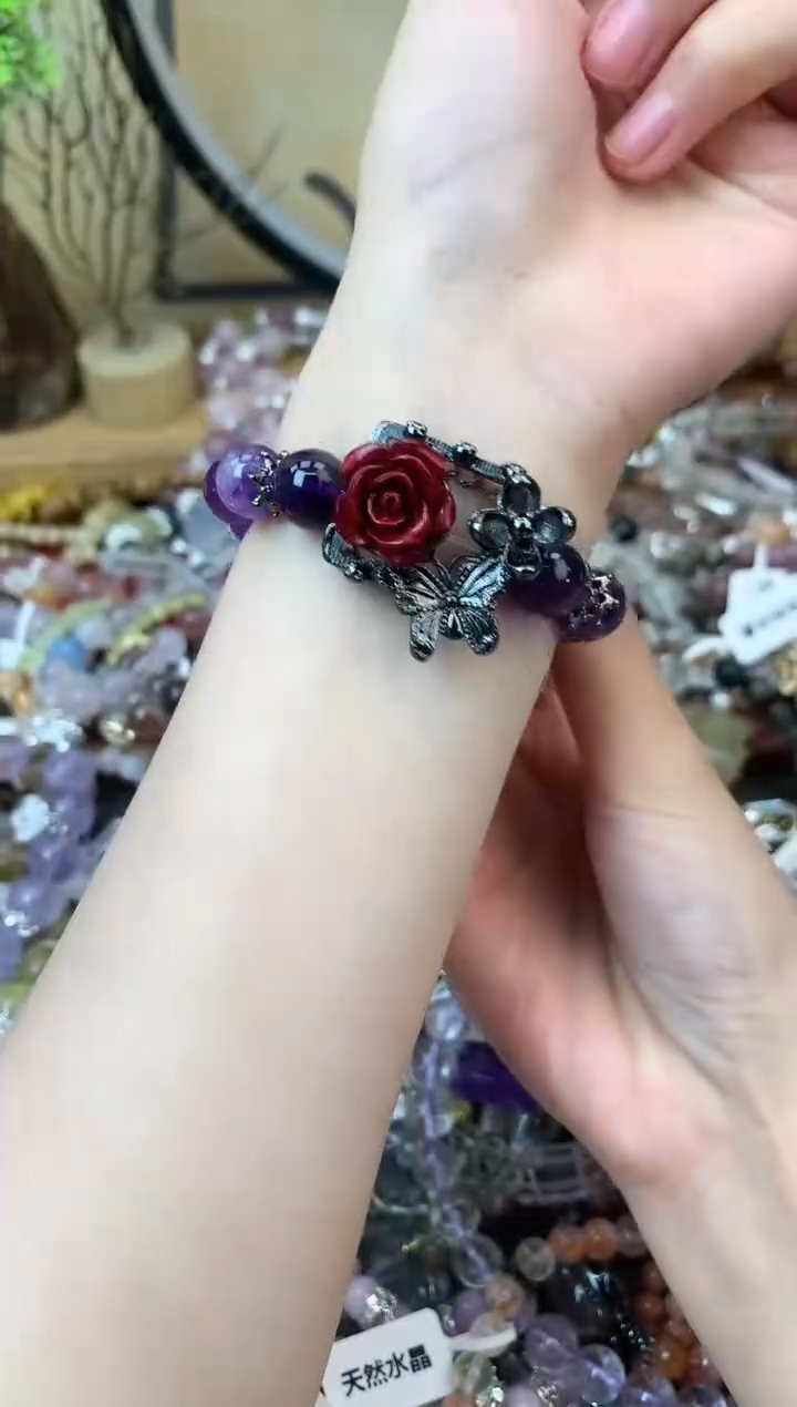 【闪购商品】紫晶手链未镶嵌345手串