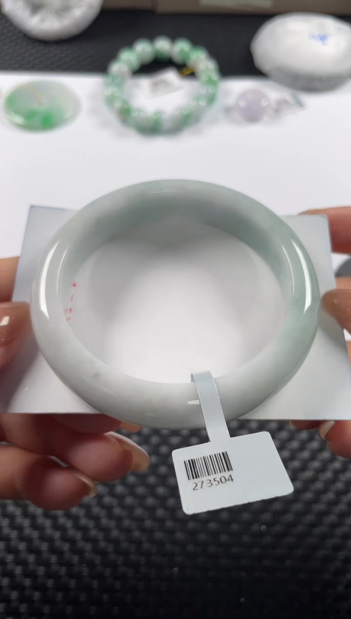 未镶嵌手镯翡翠基地发货H4360 59+