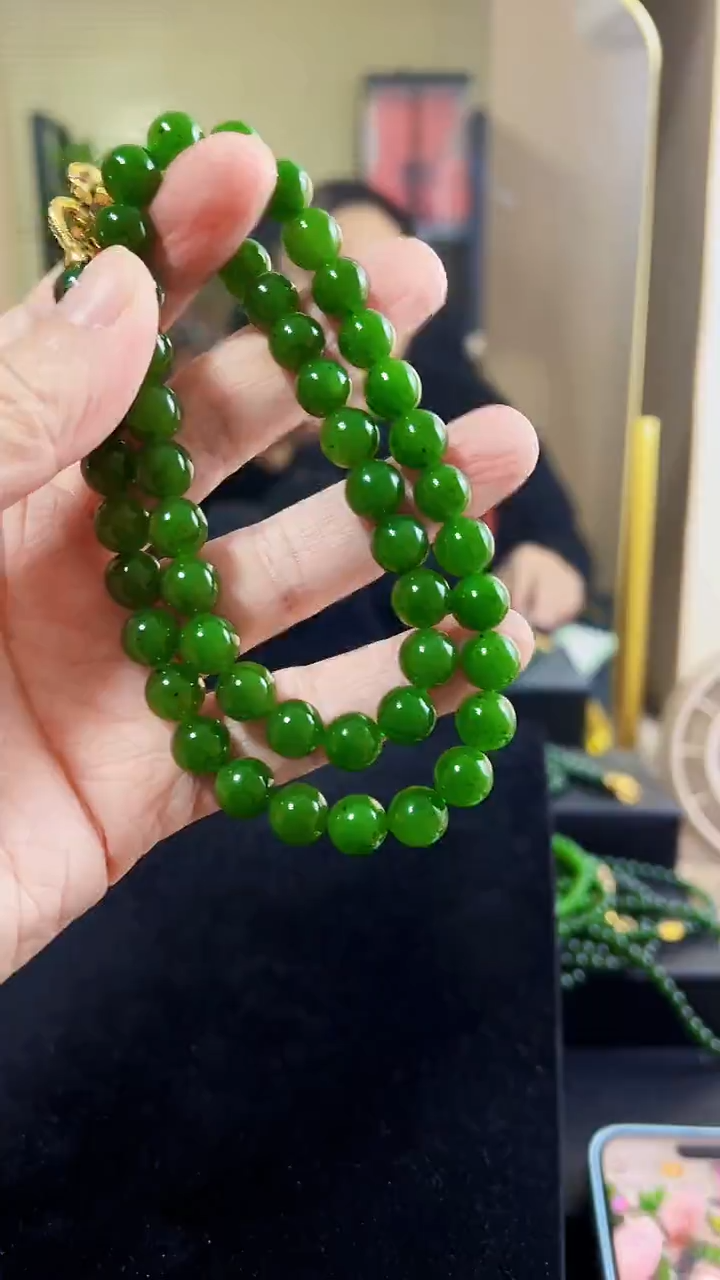 项链未镶嵌和田玉（碧玉）10