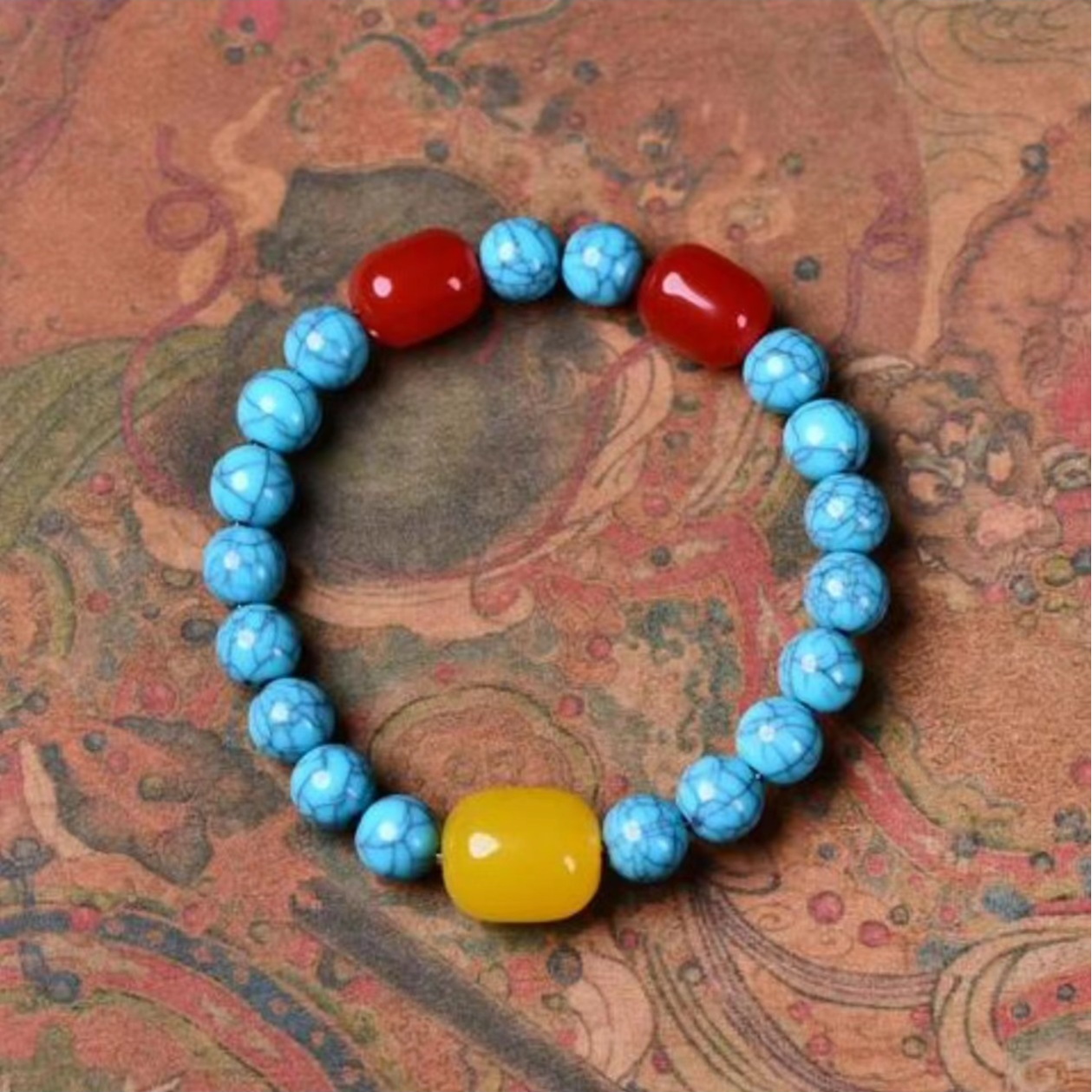 时尚精美仿绿松石饰品